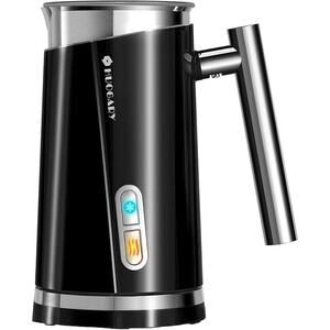 Milk Frother, Milk Steamer Foam 4.5oz/10.5oz 120V (Black)